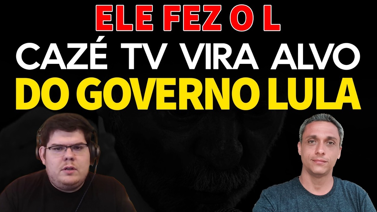 COITADO FEZ O L - Cazé TV entra na mira do governo LULA e é investigado nas BETs