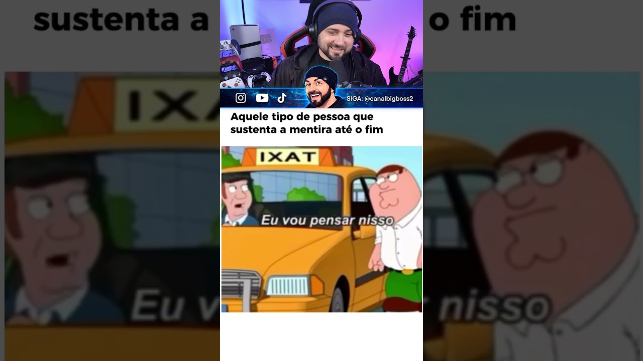 😂 o cara SUSTENTA A MENTIRA até o fim kkkk