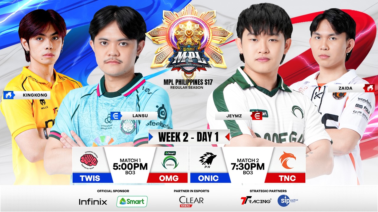 🔴 LIVE | MPL PH S17 | FILIPINO - Week 2 Day 1