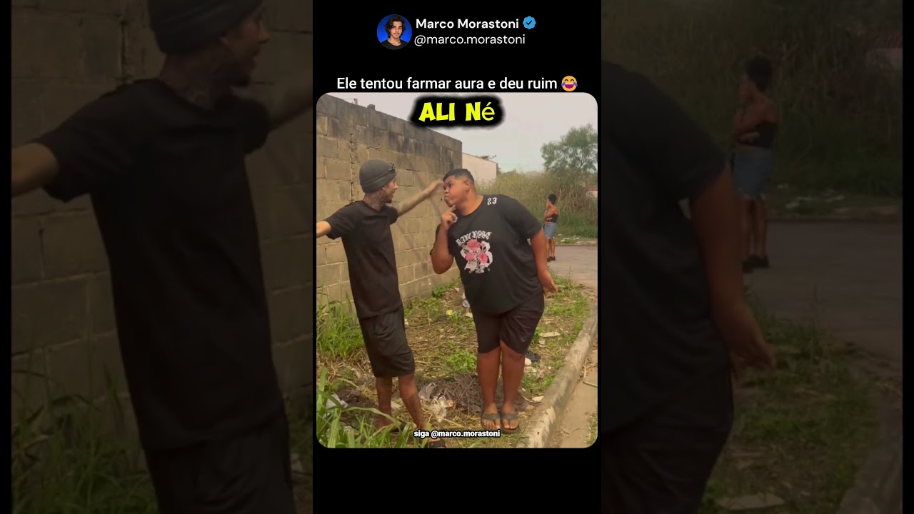 O homem tentou farmar aura😂#mindset #motivação #inspiração #felicidade #viral #divertido #aura