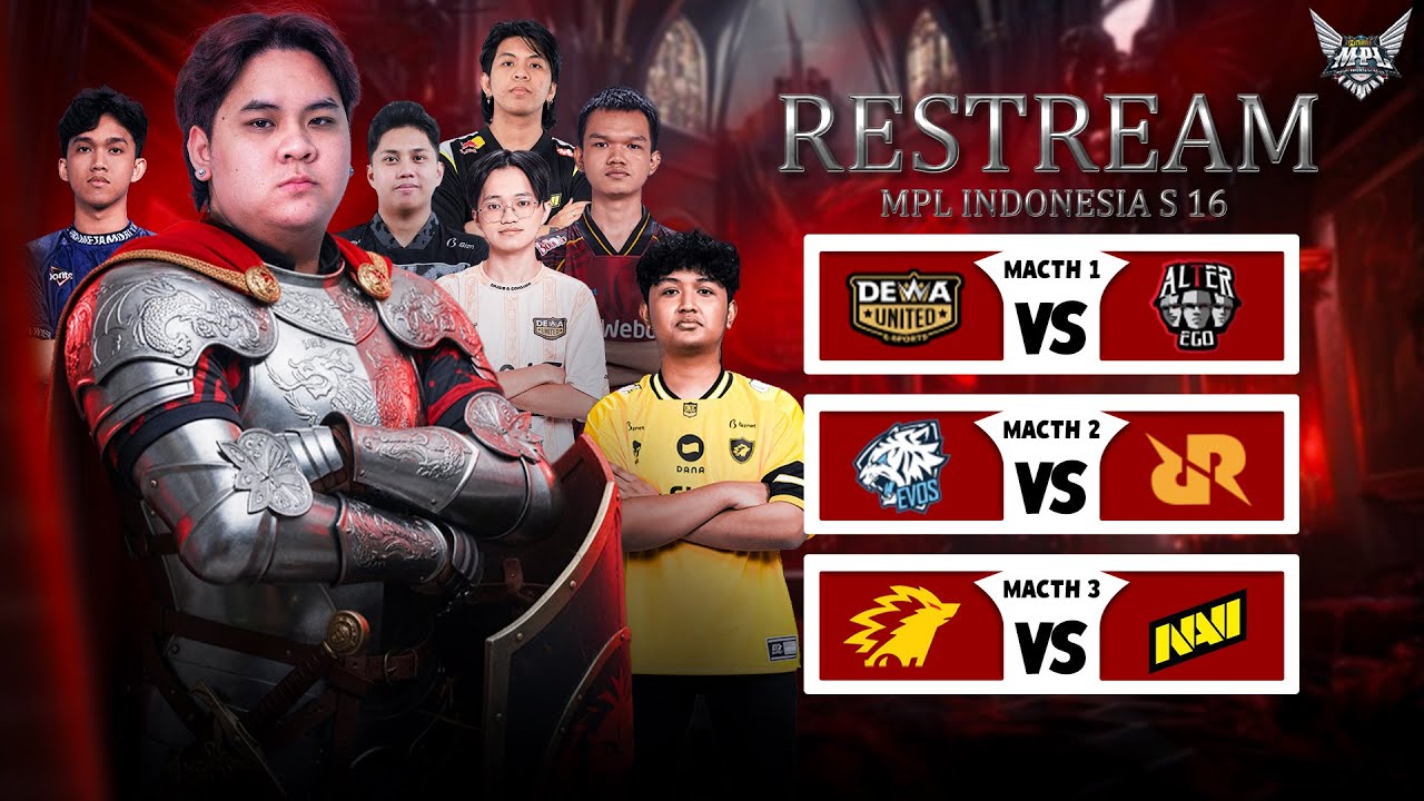 RESTREAM MPL ID!!! ONIC VS NAVI