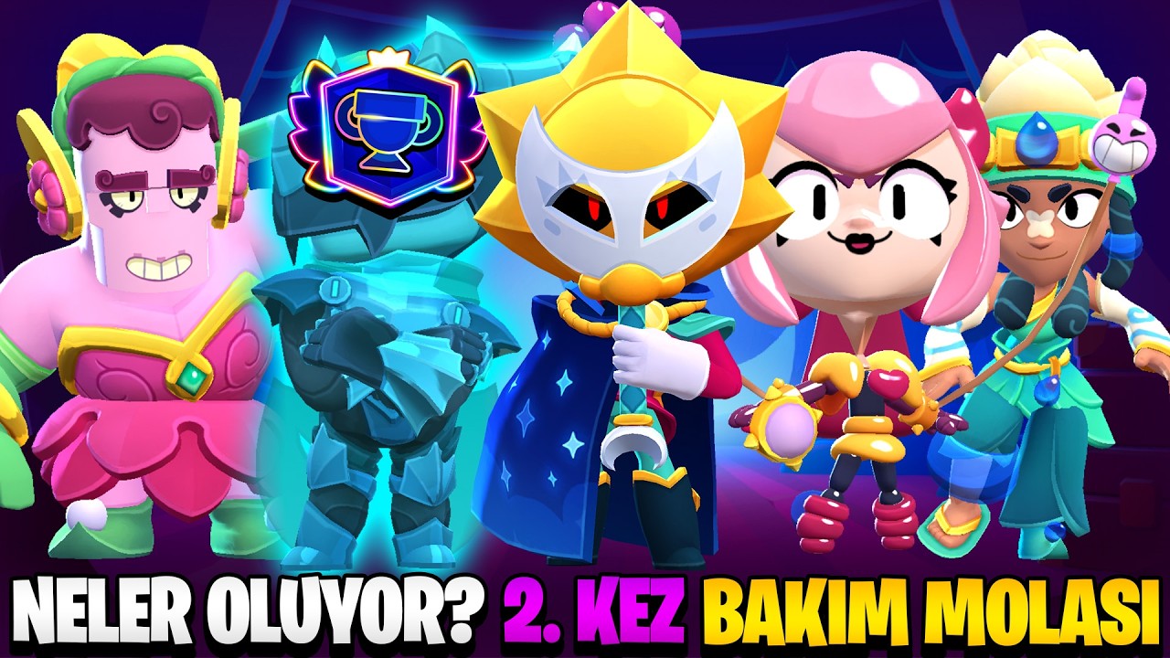 TEKRAR BAKIM MOLASI! TAZMİNAT MI GELİYOR? - Brawl Stars Canlı Yayın