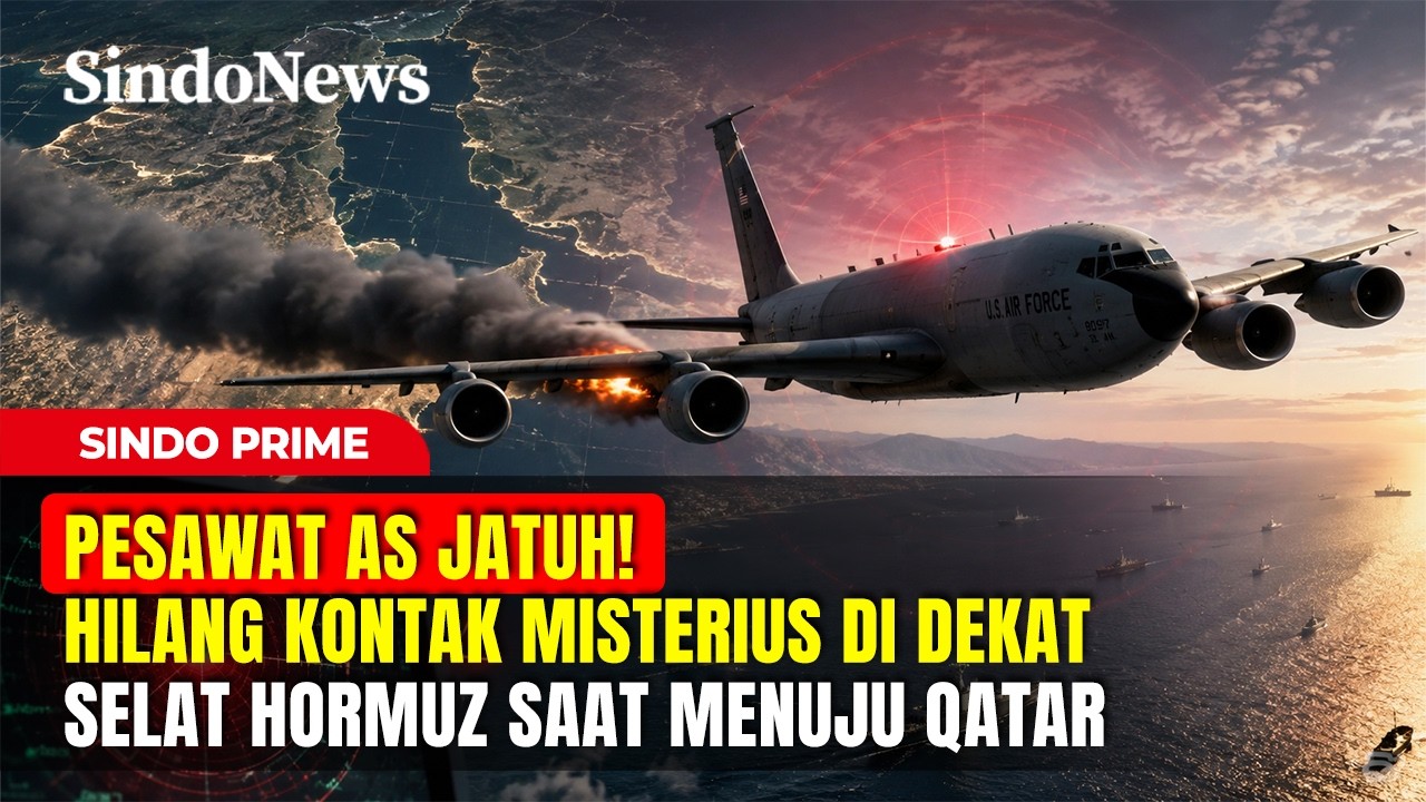 PESAWAT AS JATUH! Hilang Kontak di Dekat Selat Hormuz Saat Menuju Qatar | SindoPrime | 06/05 Part 02