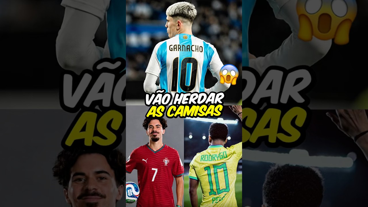QUEM VAI HERDAR A CAMISA DO CRISTIANO, MESSI E NEYMAR?🤔🤯