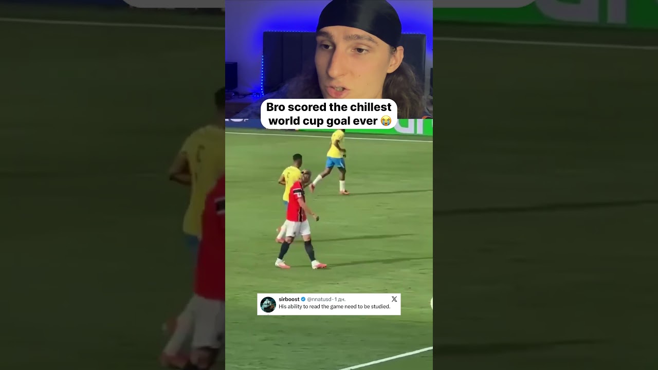 Haaland scored the chillest goal in world cup history 😭 #worldcup #soccer#haaland #reaction
