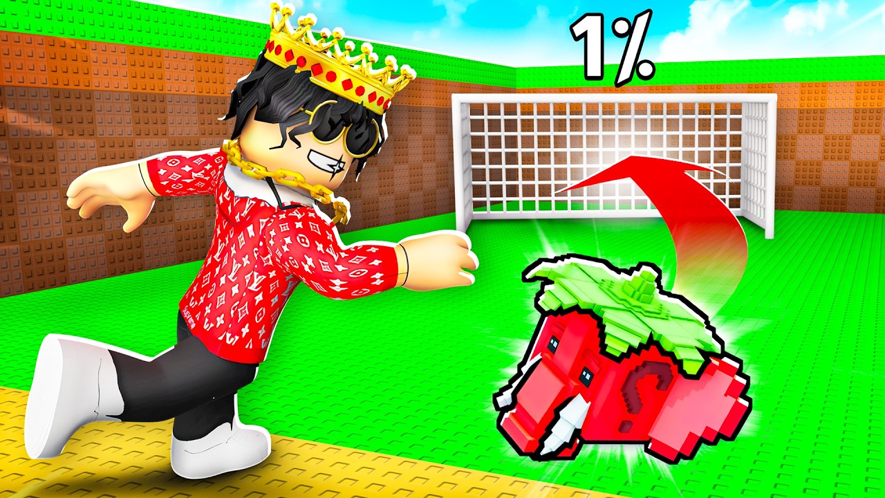 روبلوكس اركل اللكي بلوك للحصول على البرين روت! Kick A Luckyblock