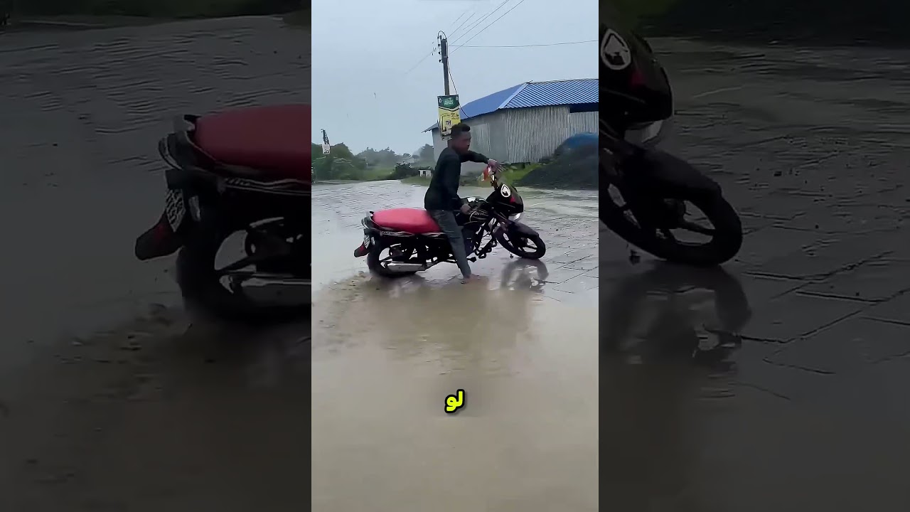 بابا بيستحمي بمية المطر| قصص روعة 😲 #شورت