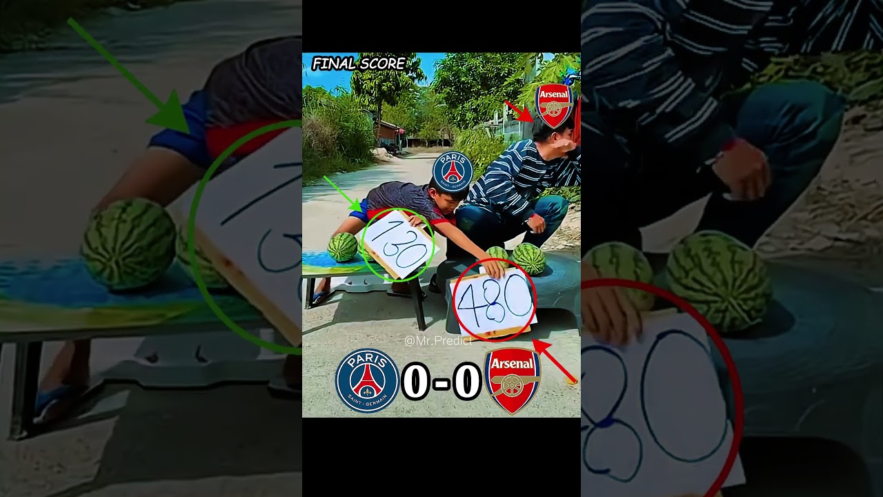 PSG Survived a Thrilling Arsenal Challenge to Win Back-to-Back UCL Titles 🏆💯 #arsenal #psg #winner