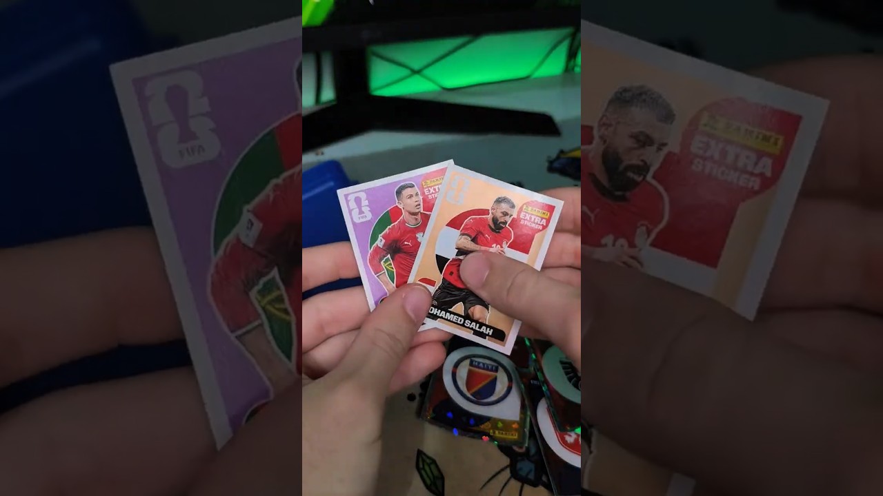 CAIXA MISTERIOSA de FIGURINHAS???😱⚽🏆 #album #copadomundo #shorts