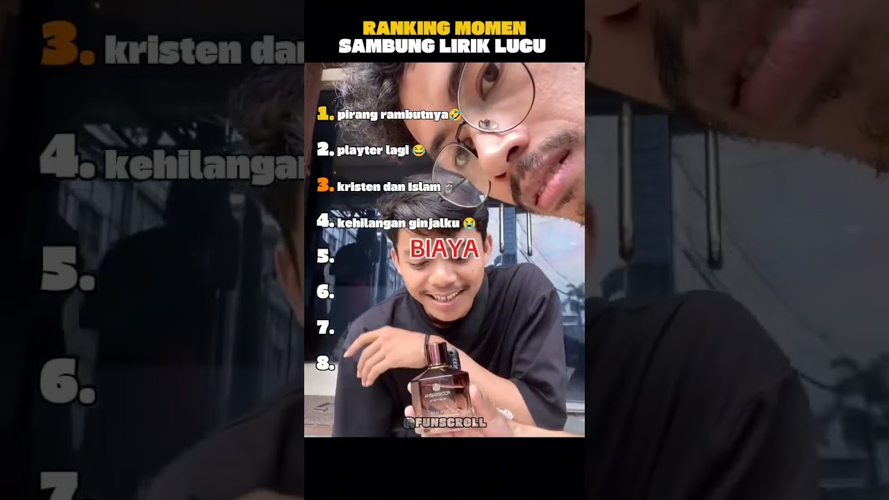 Ranking Momen Sambung Lirik Lucu Bikin Ngakak