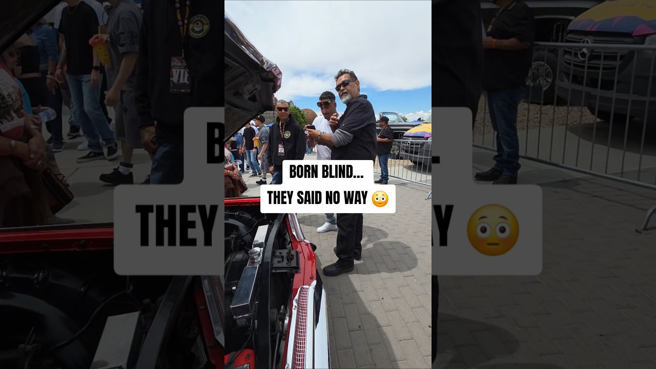 They Said No Way… Then He Did This 😳 #blind #lowrider #classicars