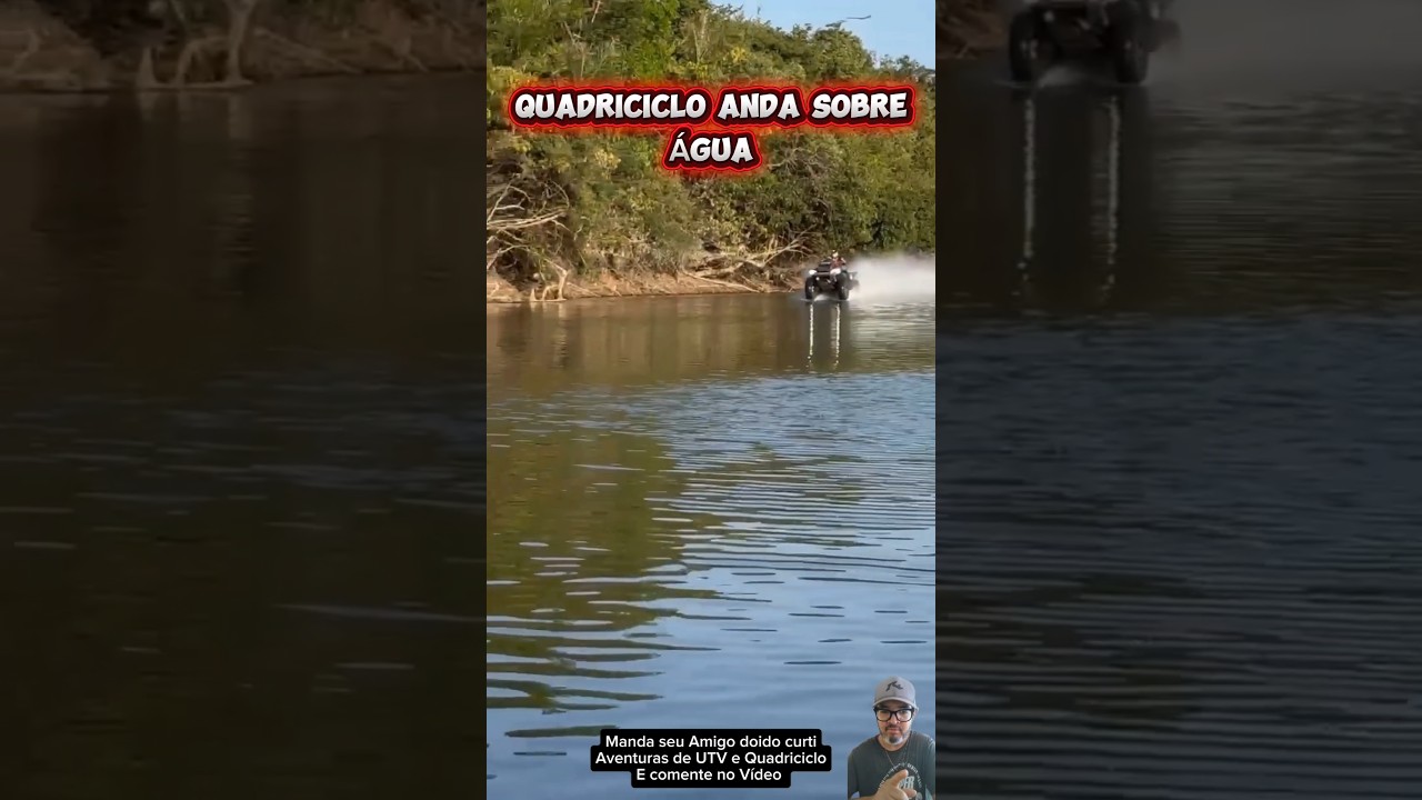Quadriciclo sobre as aguas😱#Quadriciclo #utv #brothers #friend #offroad #4x4 #offroad #sport #foryou