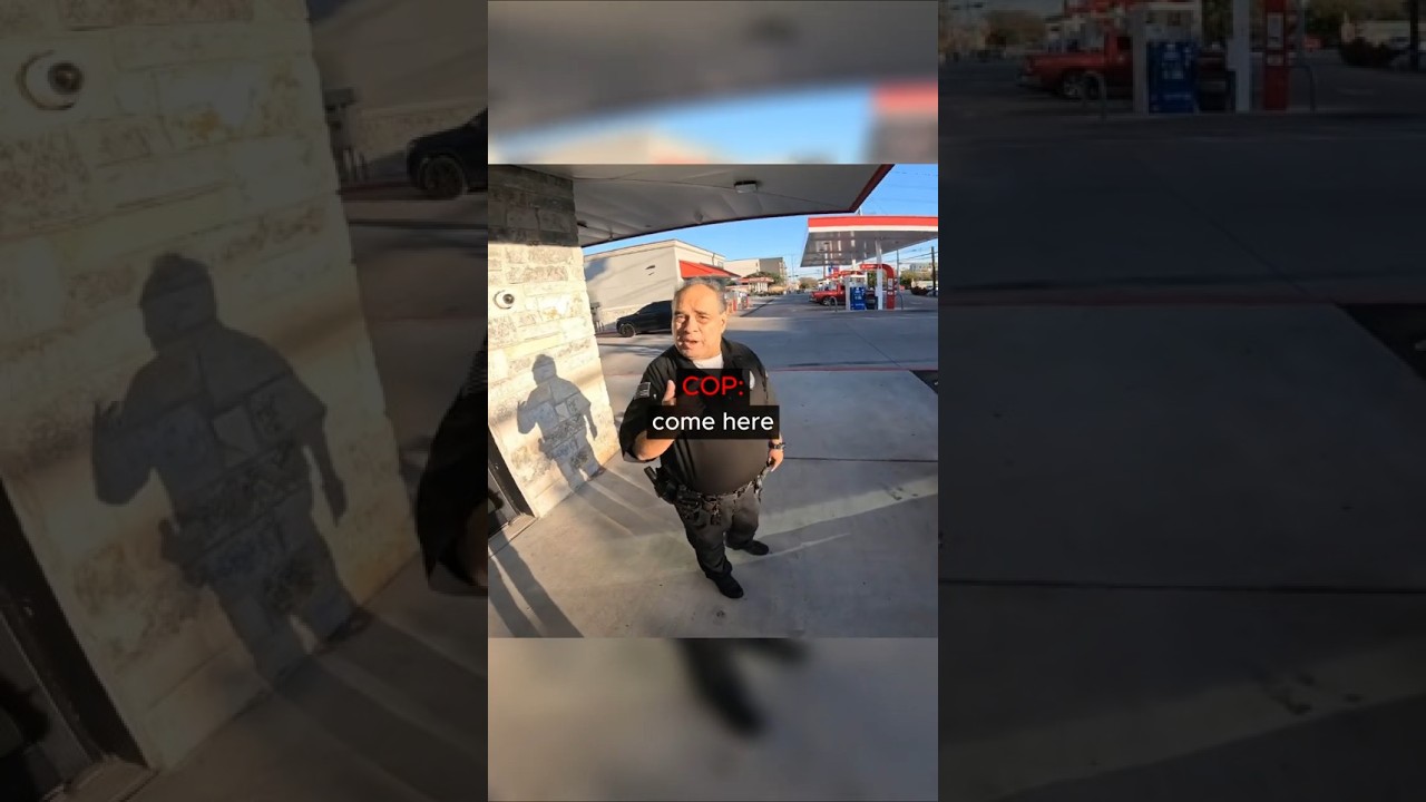 Angry Cop Threatens Biker At Supermarket 😨