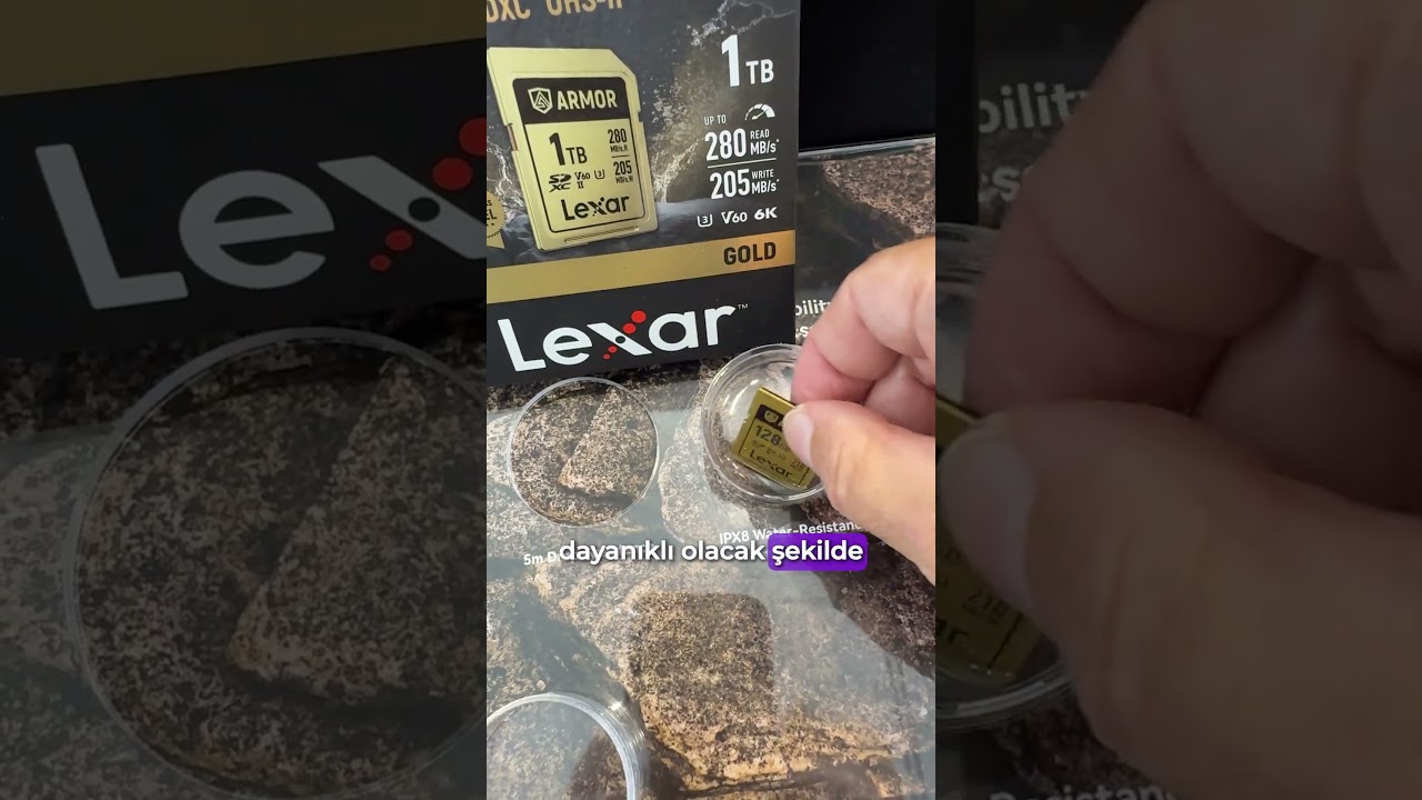 Dünyanın İlk Metal SD Kartı - Lexar ARMOR IFA 2025 #38 #işbirliği #ifa2025 #IFABerlin #Lexar
