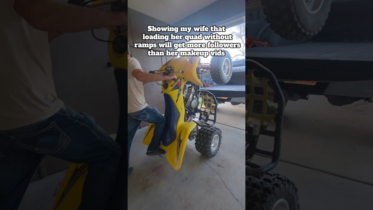 Easy way to fetch up your tailgate... #atvlifestyle #mxvsatv #bikelife #atv #howto #loading #atvmx