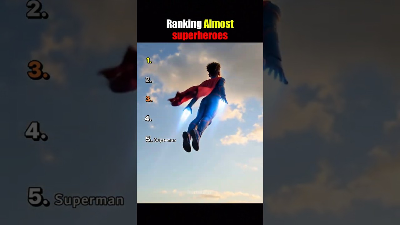 Ranking Almost Superheroes