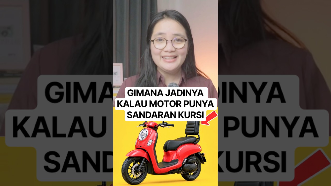 Gimana jadinya kalau motor punya sandaran kursi #sejarahdunia #faktamenarik #motorsandarankursi