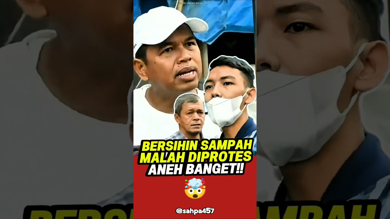 KDM DIPROTES MAHASISWA SAAT BERSIHKAN SAMPAH DI PASAR | TANYA DASAR KEWENANGAN 😱 #kdm