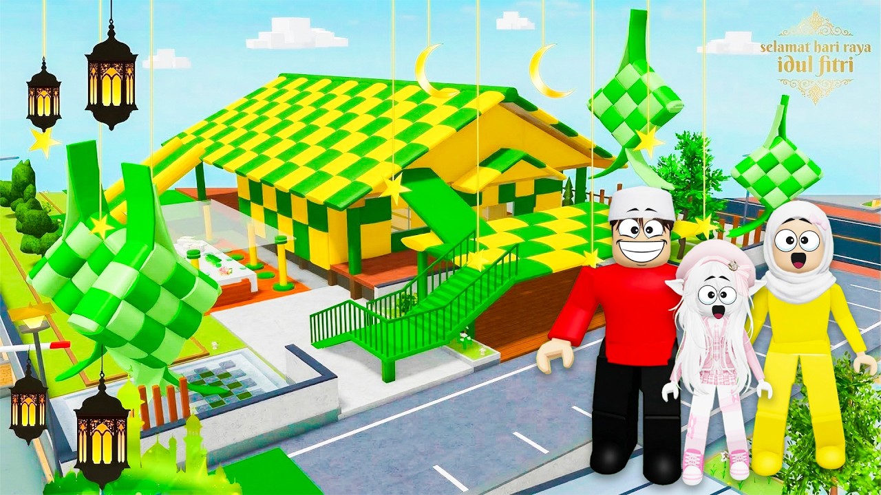 Yuta Mio Dan Baby Celine Buat Rumah Ketupat Spesial Lebaran Idul Fitri 2026 | ROBLOX