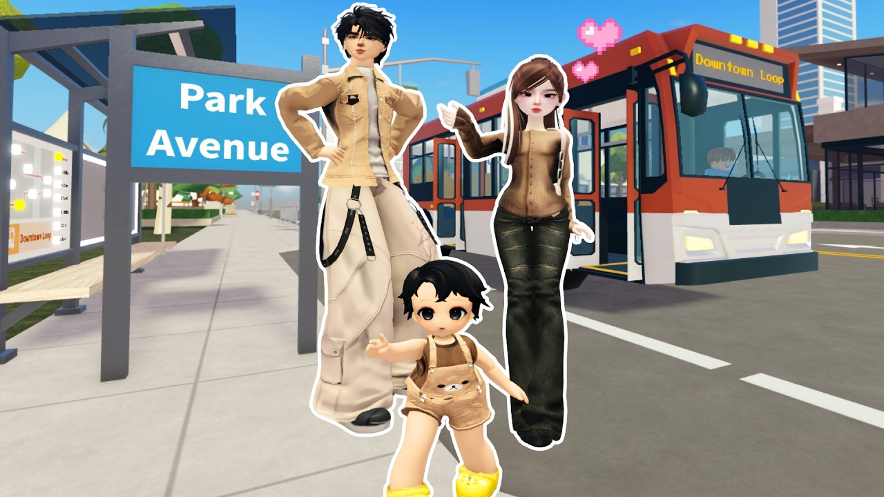 KELILING KOTA NAIK BUS PAKE AVA ZEPETO |💖 Metro Life City RP Roblox Indonesia