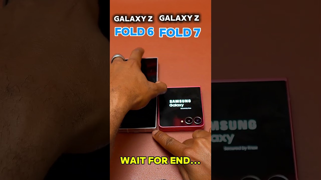 ⚡🤡GALAXY Z FOLD 6 VS GALAXY Z FOLD 7 🚀🔥