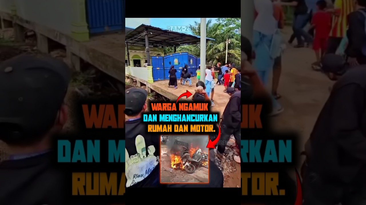 Warga Ngamuk! Rumah Diduga Bandar Narkoba Dihancurkan 😱🔥