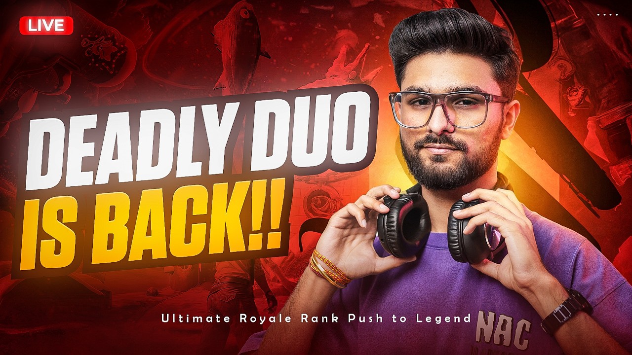 DEADLY DUO IS BACK! | 50 STREAK CHALLENGE | BGMI LIVE @LoLzZzGaming