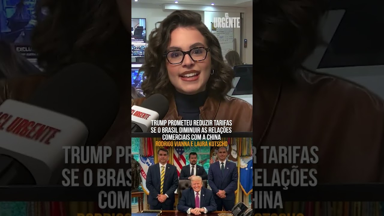 Trump prometeu reduzir tarifas se o Brasil diminuir as relações comerciais com a China