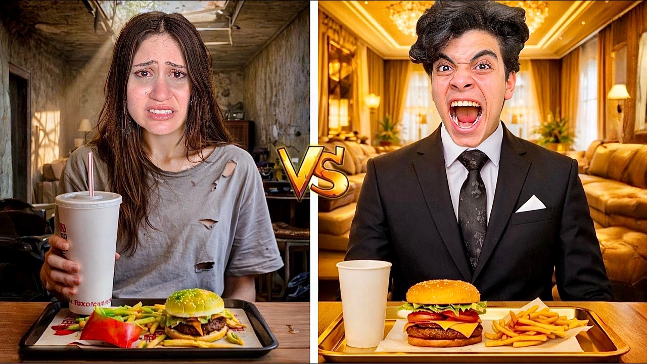 تحدي 7 ايام في الغرفه الفقيره 🥺 ضد الغرفه الغنيه 🤑مقابل 500,000$ جومانا ( راحت فيها ) 🤕 !!