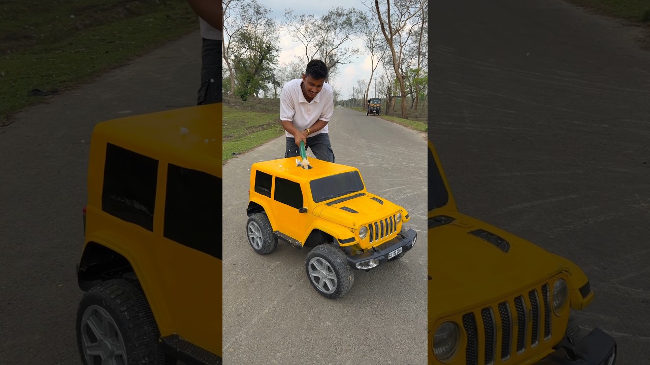 Hand made Yellow RC Thar Demigod