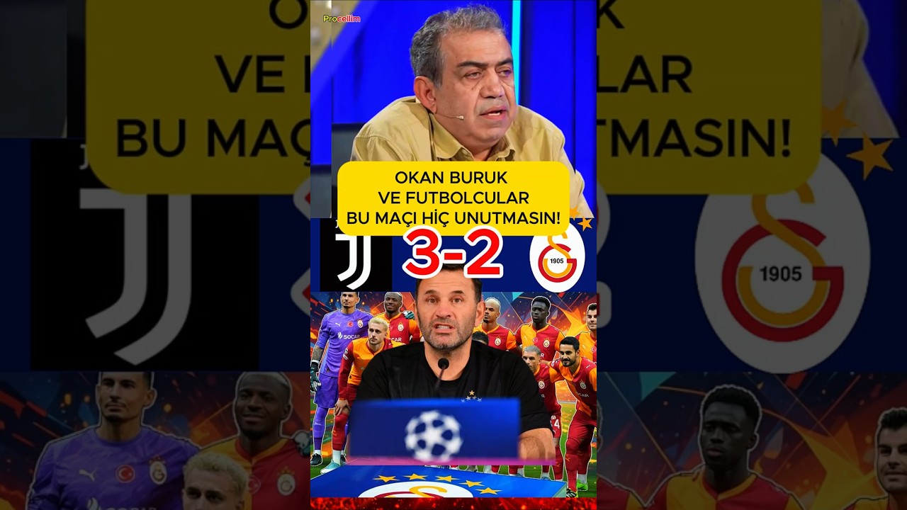 Galatasaray Taraftarı Biz Juventus'a 7 Gol Attık Diye Hatırlasın, Okan Buruk ve...  #procellim