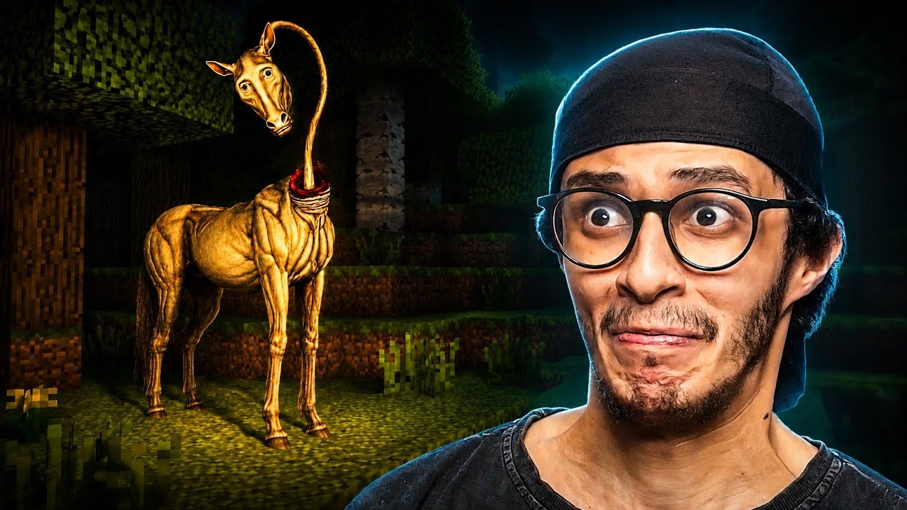الحصان ابو رقبه طويلة المرعب في ماين كرافت!!