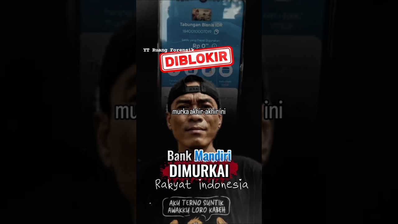 Kasus Bank Mandiri Blokir Rekening Aktivis Pati