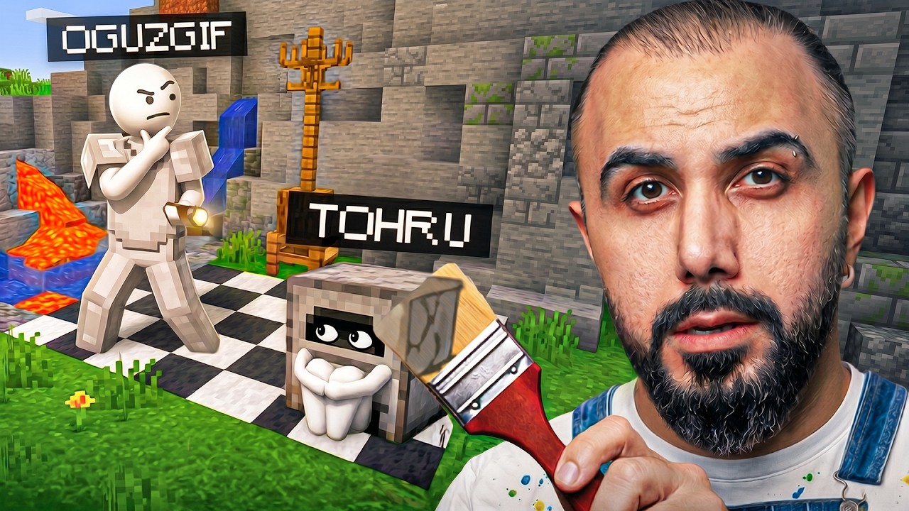 MİNECRAFT EVRENİNDE SAKLAMBAÇ! | EKİPLE MECCHA CHAMELEON