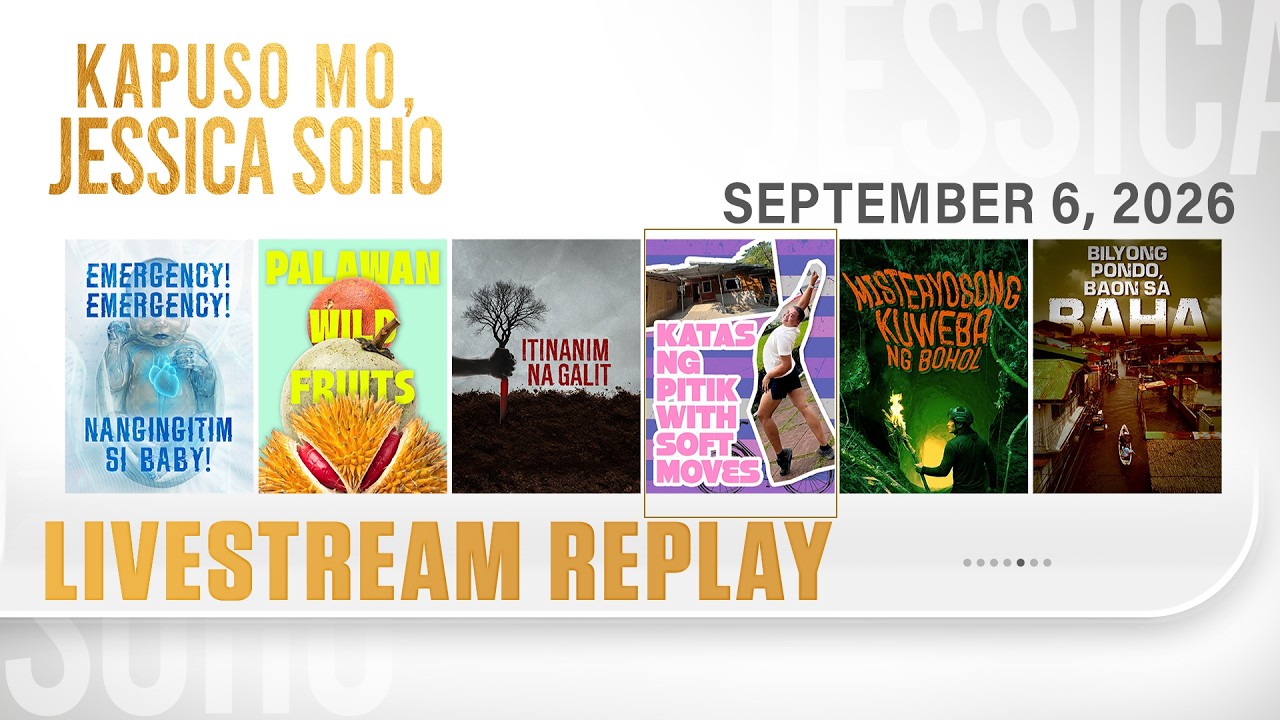 KMJS livestream September 6, 2026 Episode - Replay | Kapuso Mo, Jessica Soho
