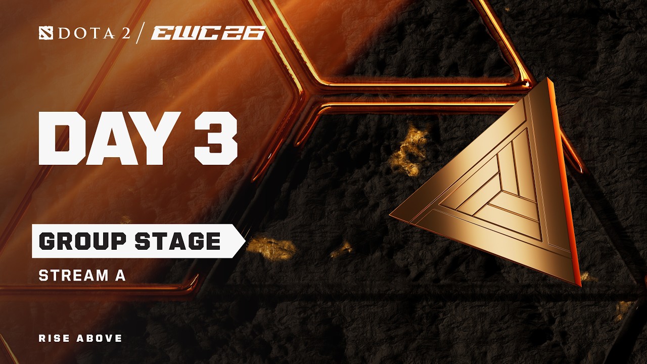 Dota 2 at EWC 26 -  Day 3  - Group Stage -  Stream A