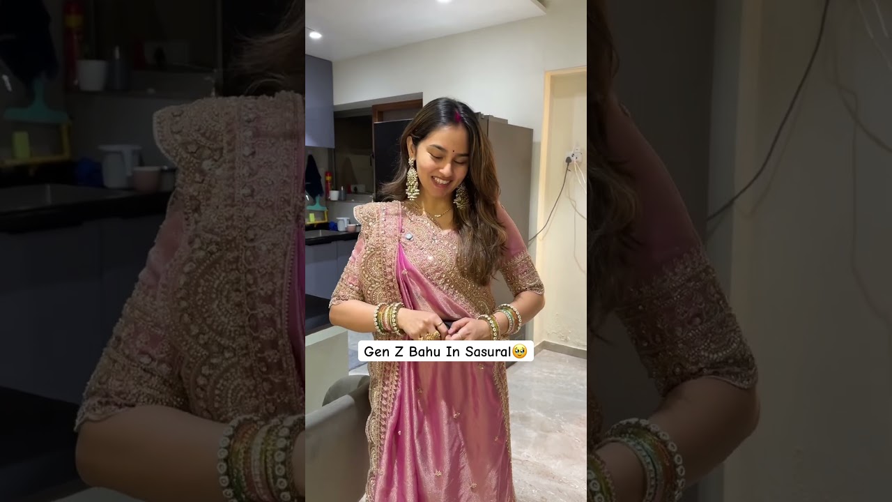 Gen Z Bahu In Sarural🤣#ytshorts #comedy #funny #shorts #shortsfeed #viral #sasural #saasbahu #trend