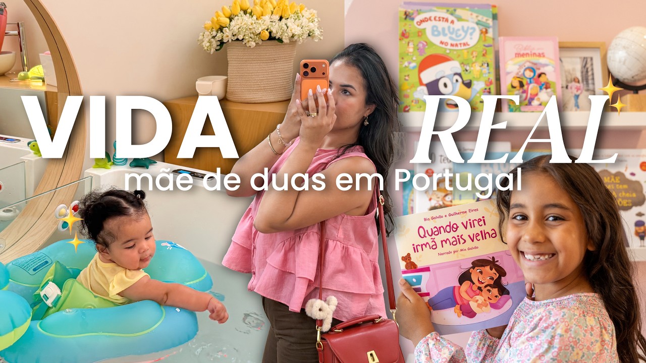 VIDA REAL MÃE DE DUAS 👧🏻💕 vacina da Olívia, viagem, compras e uma novidade!