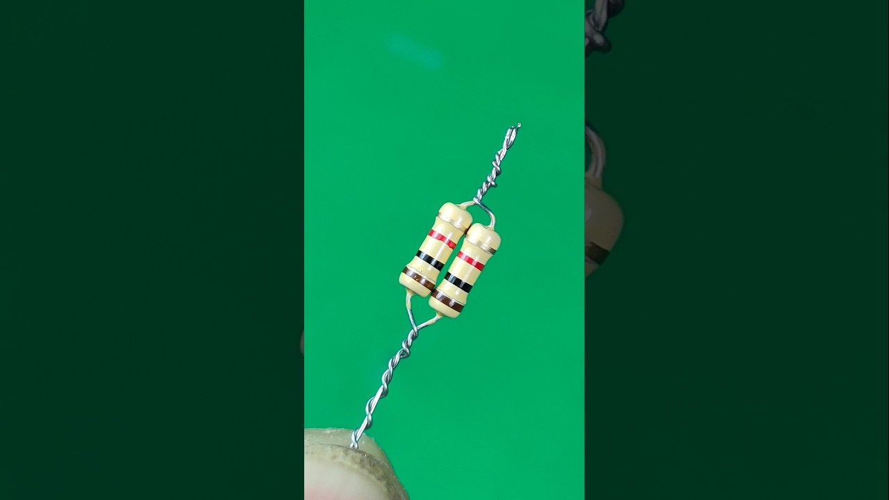 Cuma Gabungin 2 Resistor Jadi Alat Canggih #ideas #creative #diy #tutorial #lifehacks