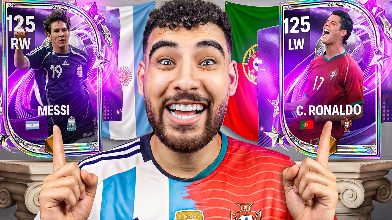 🇪🇬🇦🇷تحدي أجيب ميسي ورونالدو ال١٢٥ في فيديو واحد