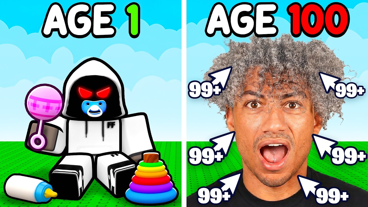 Roblox But EVERY Second I Get OLDER!