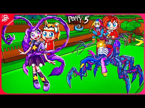 BATALHA DE CONSTRUÇÃO DE POPPY PLAYTIME 5 NO BUILD A BOAT ROBLOX