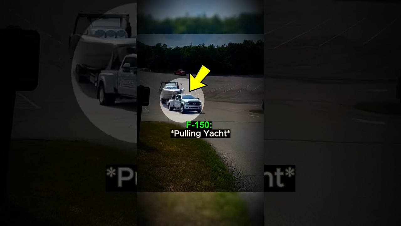 F-150 Pulls 30,000 LB Yacht 😲