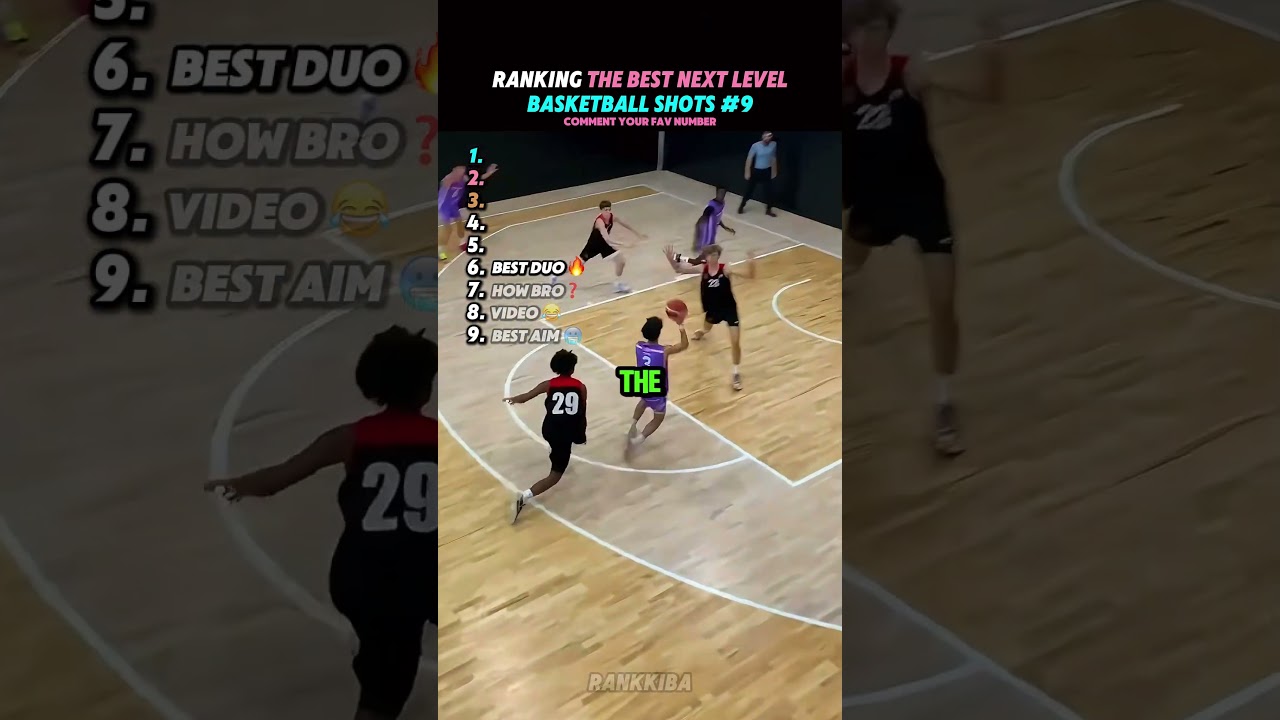 Ranking The Best Next Level Basketball Shots Part 9👀🥇🏀
