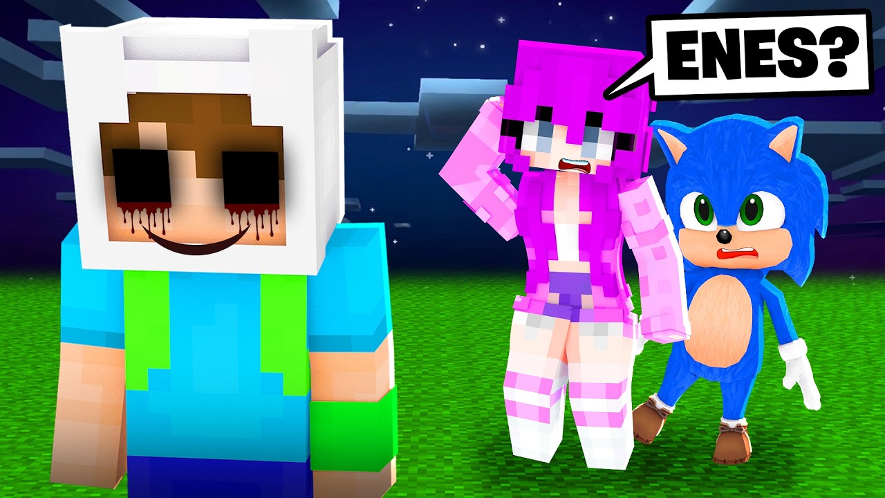 SİYAH GÖZLÜ KORKUNÇ ENESİ ASLA TAKİP ETME 😨 Minecraft