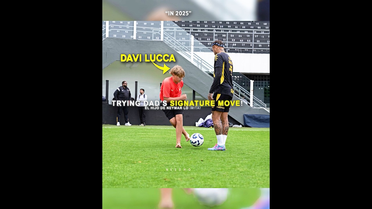 When His Son Actually Copied Neymar 🤫
