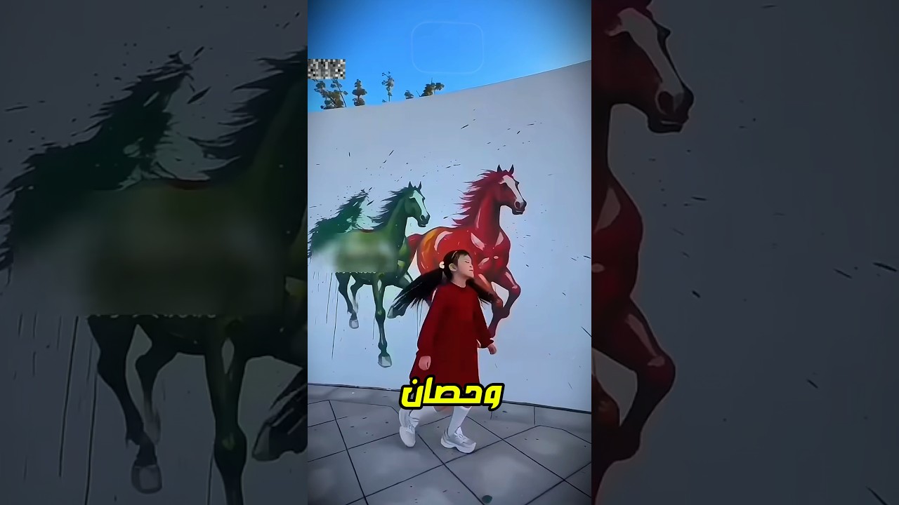 رسمت بشعري بدل من الفرشاة! 😱🎨