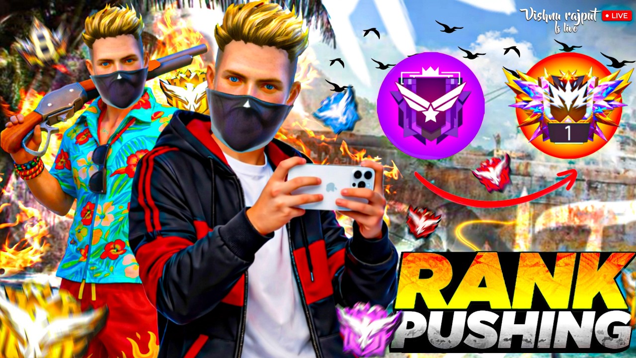 🔴[Live Free Fire New Rank Season Rank Push Live !!