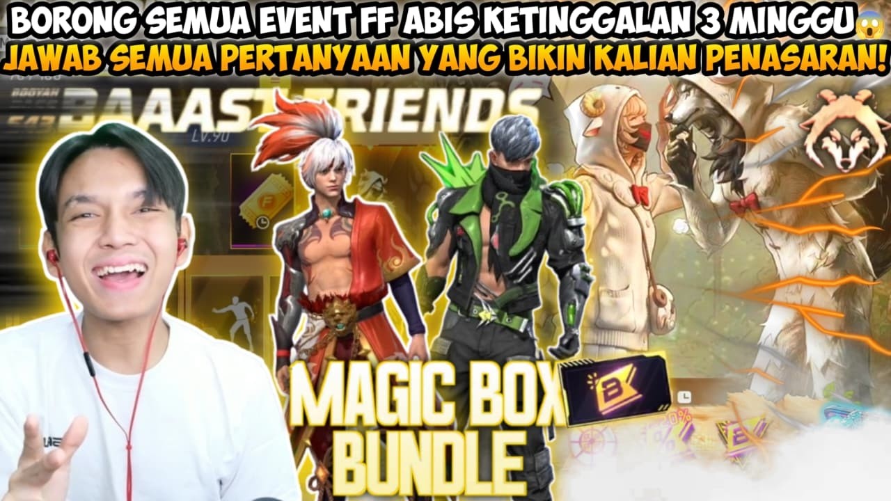 BORONG SEMUA EVENT FF ABIS KETINGGALAN 3 MINGGU😱 JAWAB SEMUA PERTANYAAN YANG BIKIN KALIAN PENASARAN!