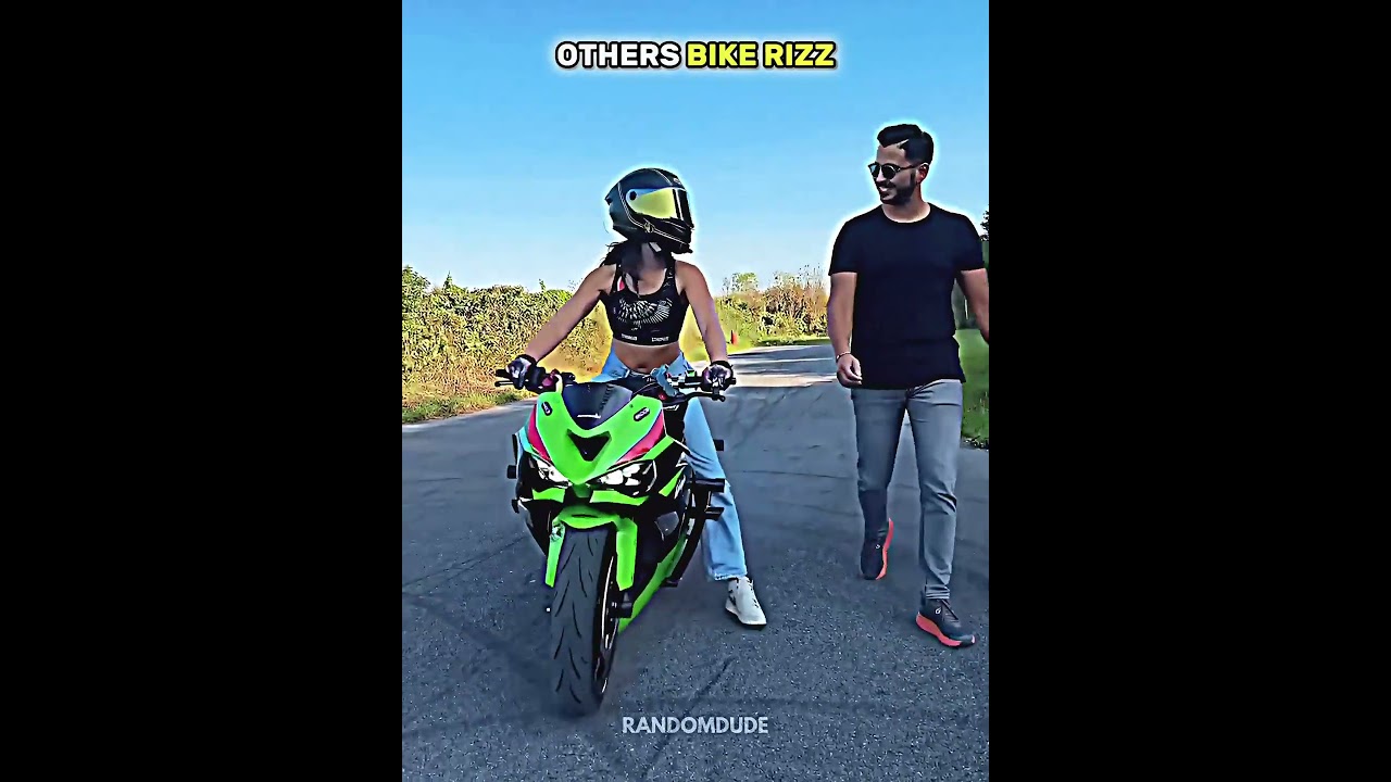 Normal skill VS King of bike rizz